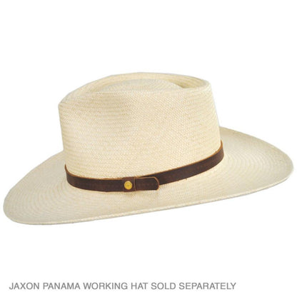 BRIXTON HATS | Shield Star Debossed Vegan Leather Hat Band | 601108 | profile | BROWN