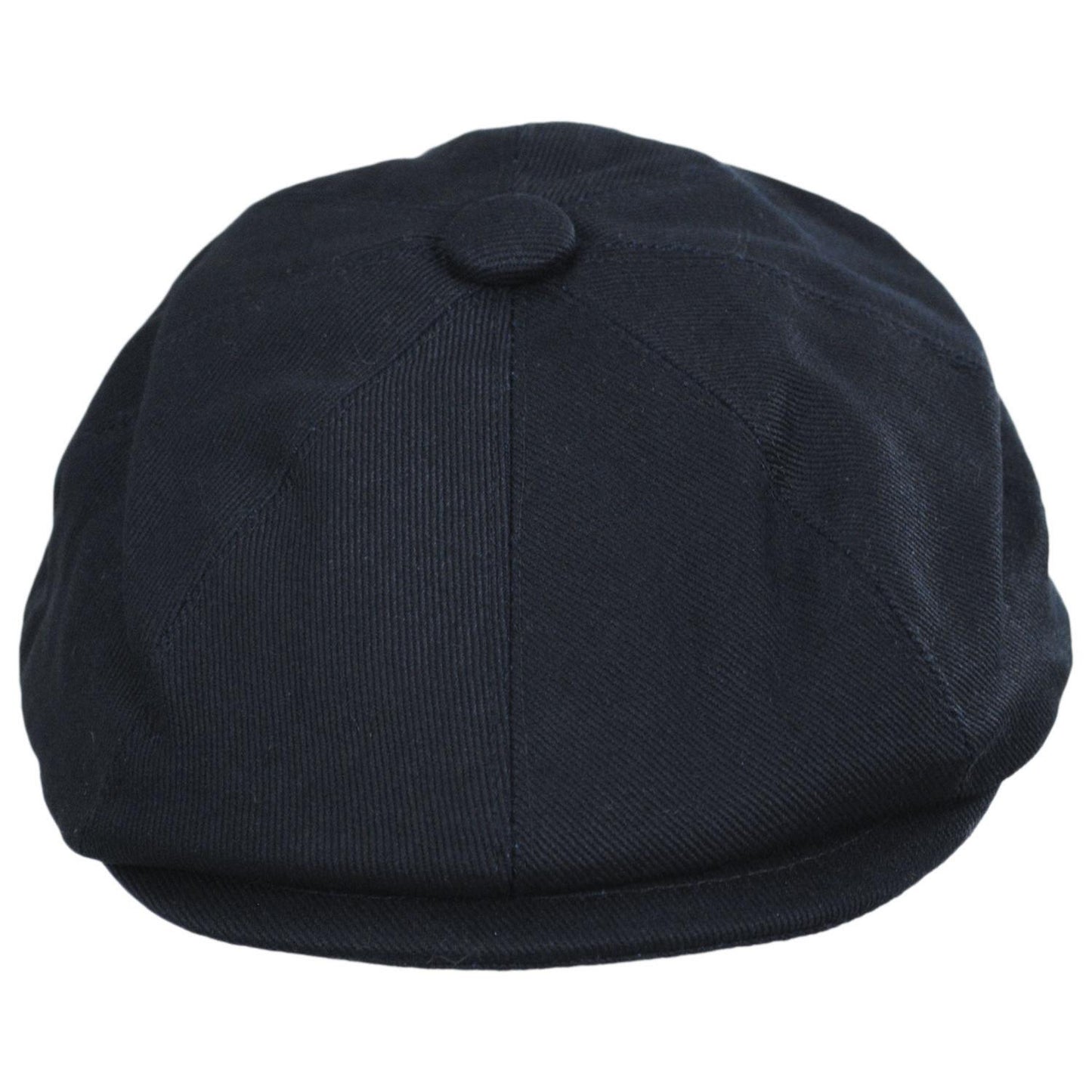 Jaxon Hats | Kid's Cotton Newsboy Cap | 512103 | front | NAVY BLUE