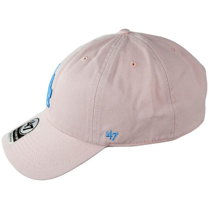 47 Brand | Los Angeles Dodgers MLB Clean Up Strapback Baseball Cap Dad Hat | 203042 | profile | PINK