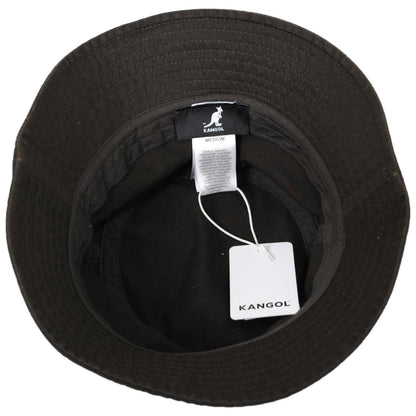 Kangol | Washed Cotton Bucket Hat - Spring Collection | 185701SS | under | COFFEE BEAN