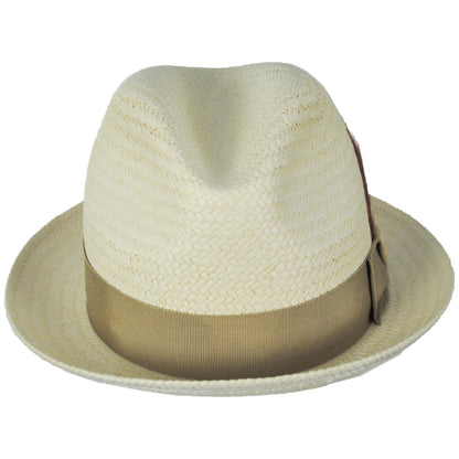 Bailey 1922 | Tino Sun Raindura Straw Fedora Hat | 127942 | front | TAN