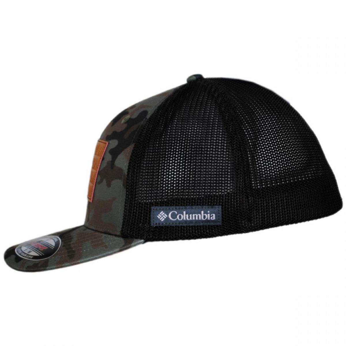Columbia Sportswear | Tree Flag Mesh Flexfit Fitted Baseball Cap - FW24 | 400139FW24 | profile | CAMOUFLAGE