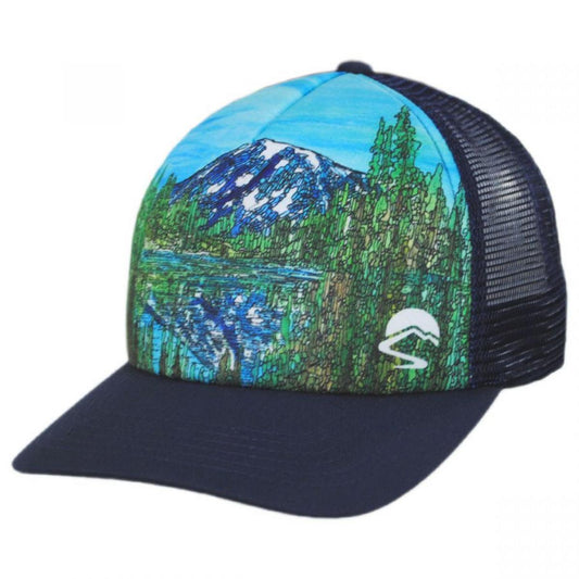 Sunday Afternoons | Alpine Reflection Trucker Snapback Baseball Cap | 401243 | lead | ALPINE REFLECTION