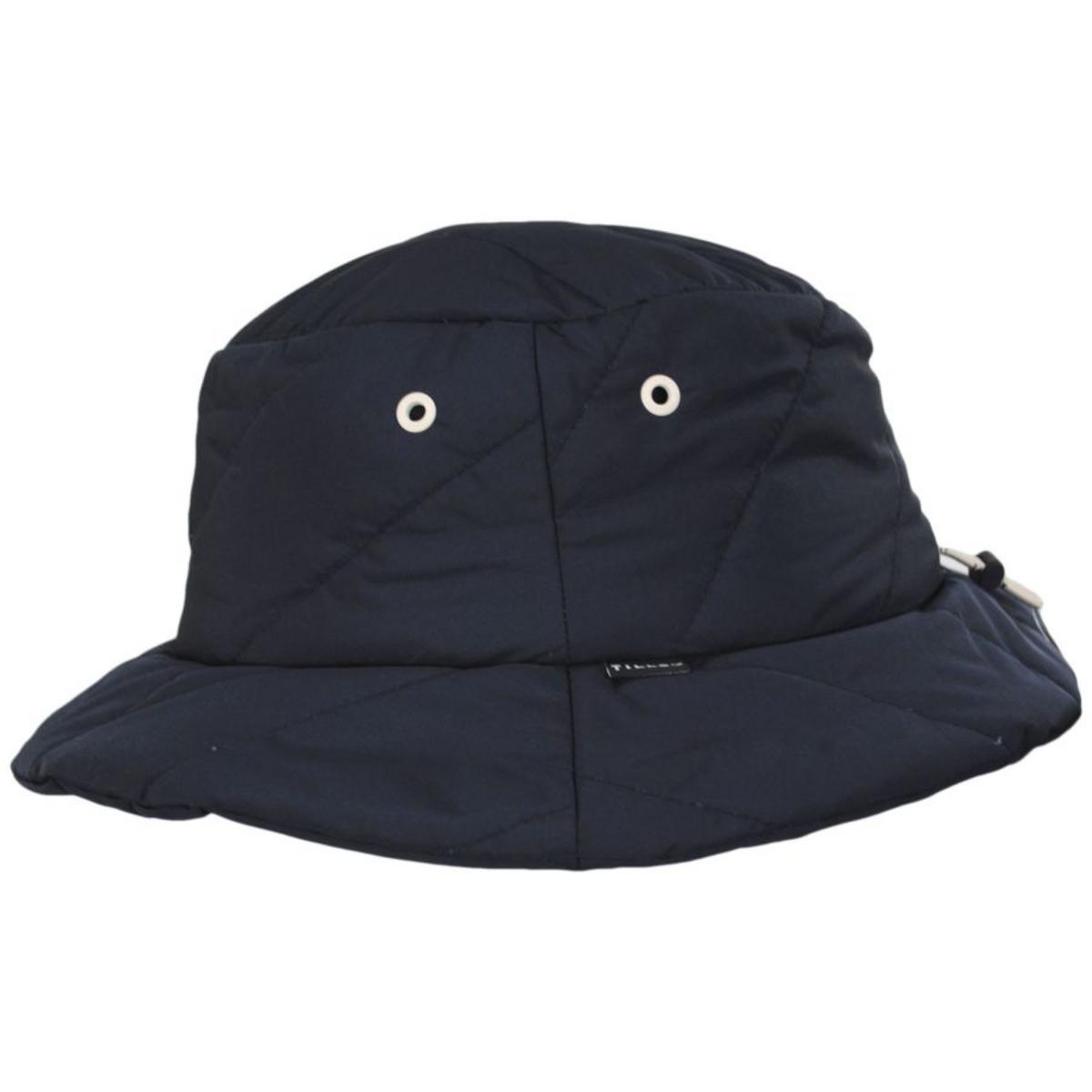 Tilley Endurables | Abbott Thindown Quilted Bucket Hat | 400845 | profile | NAVY