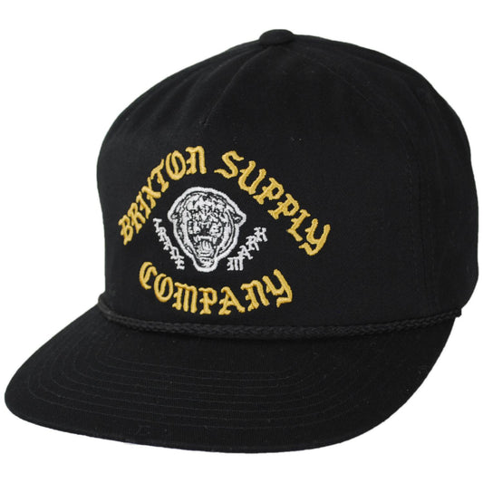 BRIXTON HATS | Morado MP Snapback Baseball Cap | 201727 | lead | BLACK