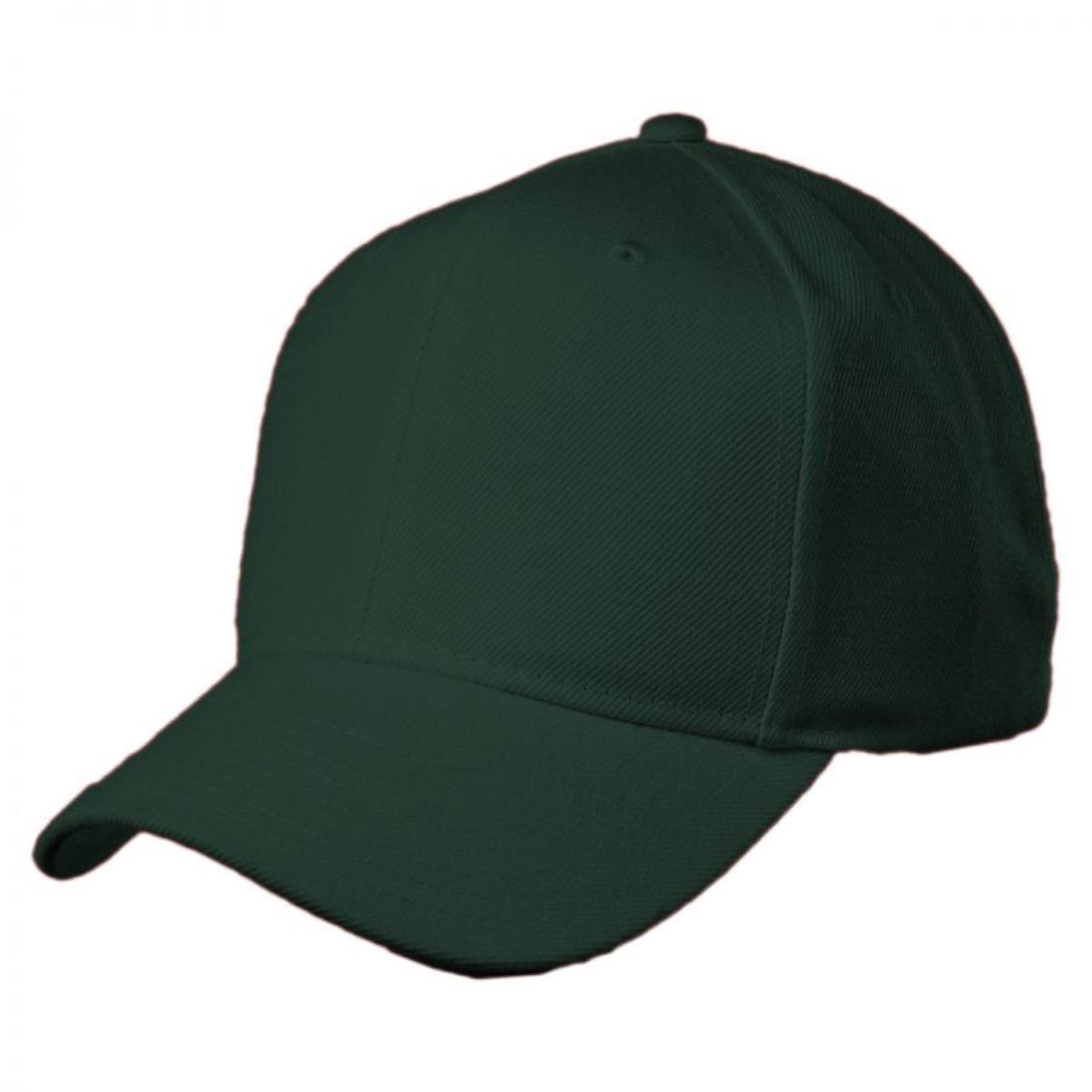 Otto | Pro Wool Snapback Baseball Cap | 201410 | lead | DARK GREEN