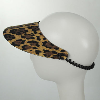 Springlace Leopard Sunvisor