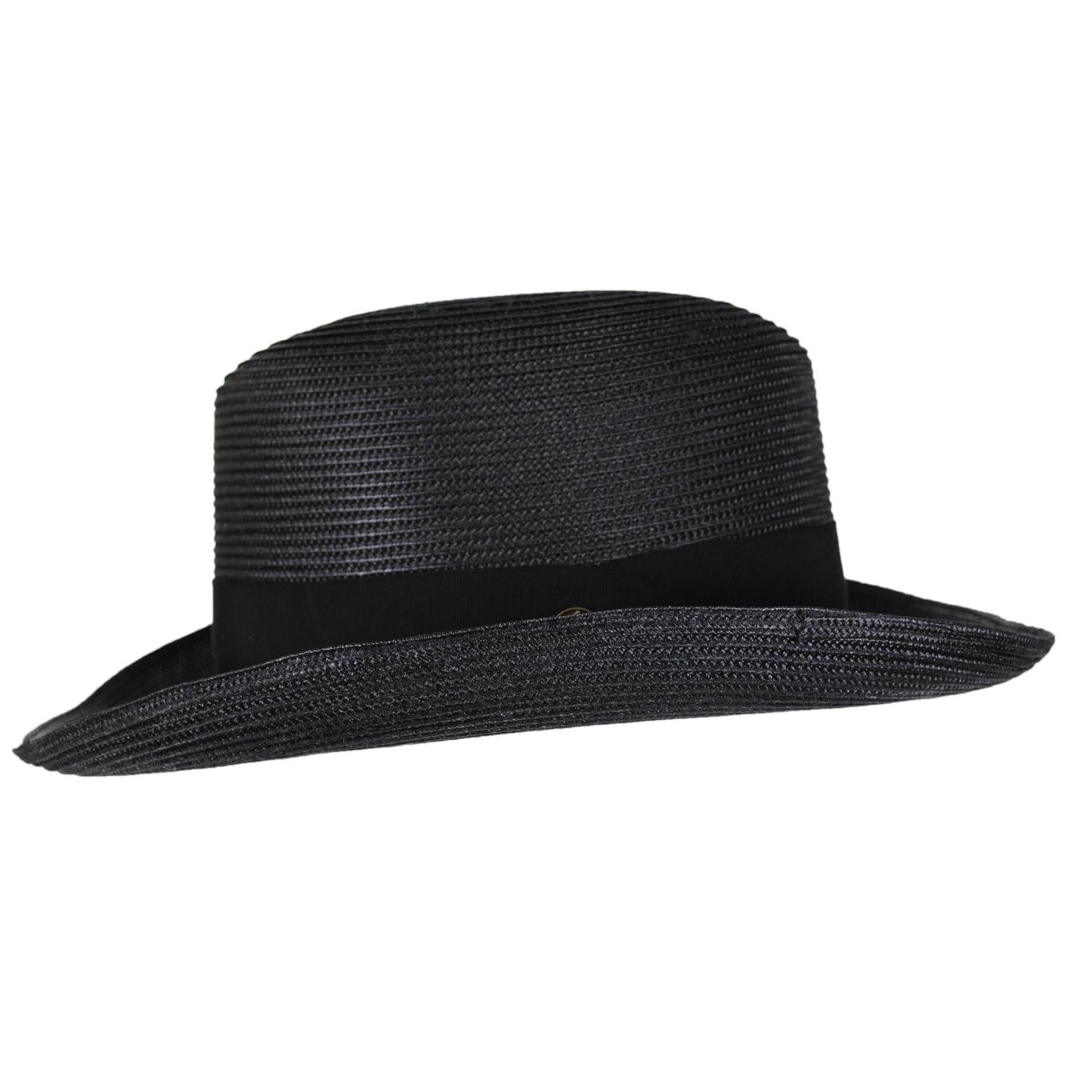 El Dorado Florentine Milan Straw Homburg Hat – Village Hat Shop