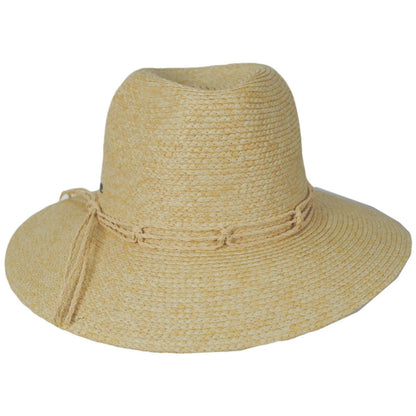 Llana Toyo Braid Straw Safari Fedora Hat