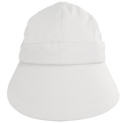 Cappelli Straworld - Chiara Solarweave Cotton Facesaver Cap - 5055875079694 - WHITE