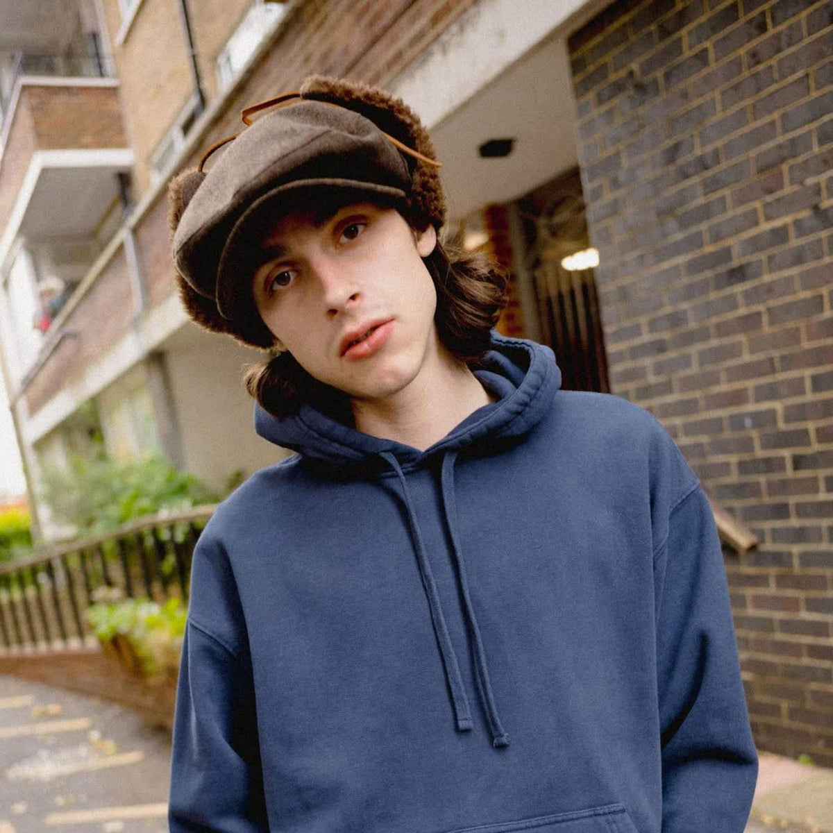 BRIXTON HATS | Barrel Tweed Earflap Ivy Cap | 161506 | lsmtwo | BROWN/BROWN TWEED