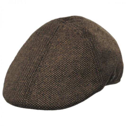 Jaxon Hats | Luthor Wool Blend Duckbill Cap | 167744 | lead | TAN/BROWN