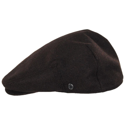 Jaxon Hats | Wholesale Harlem Wool Blend Ivy Cap B2B Pre-Pack | B2B167733 | profile | CHOCOLATE BROWN