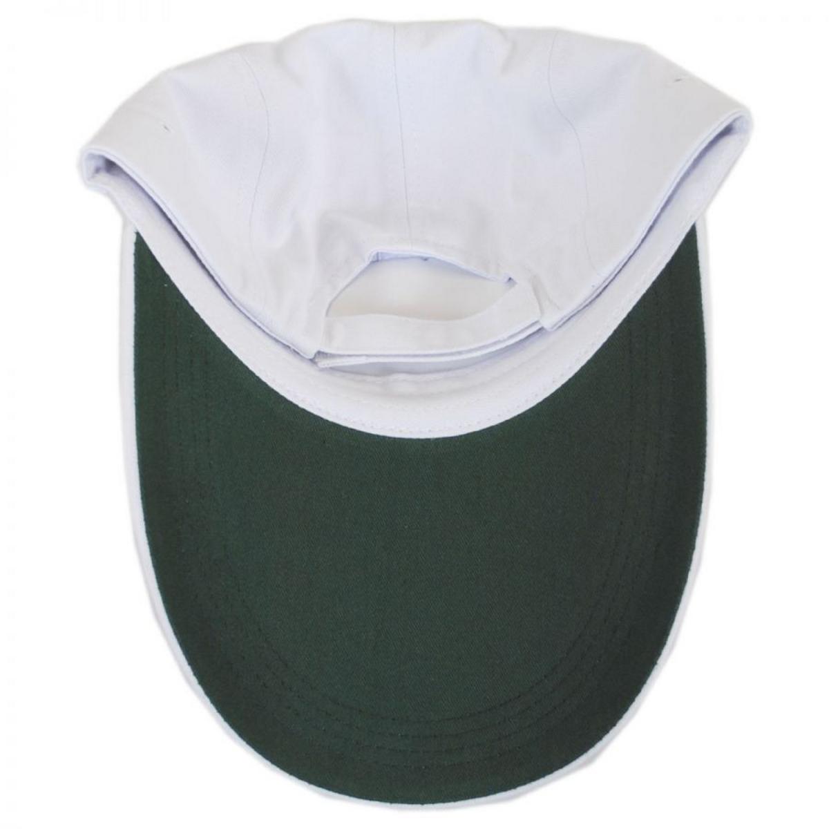 Village Hat Shop | VHS Long Bill Adjustable Baseball Cap | 222440 | under | WHITE
