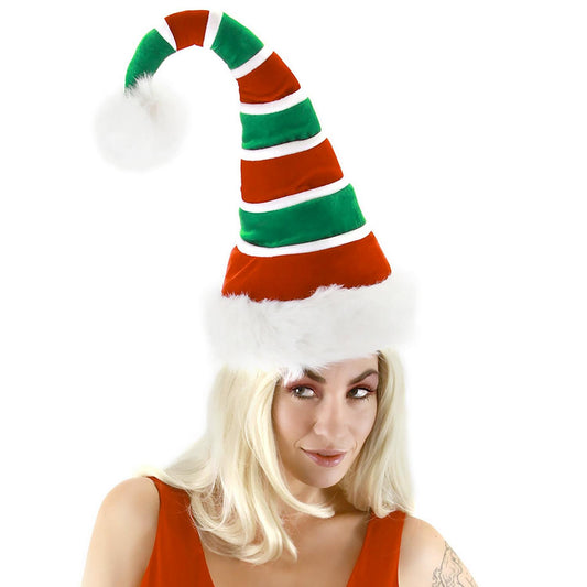 Elope | Striped Santa Hat | 190486 | lsfone | RED/GREEN