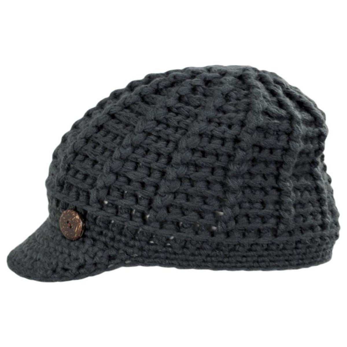 Scala | Letizia Chunky Knit Radar Cap | 106430 | profile | GREY
