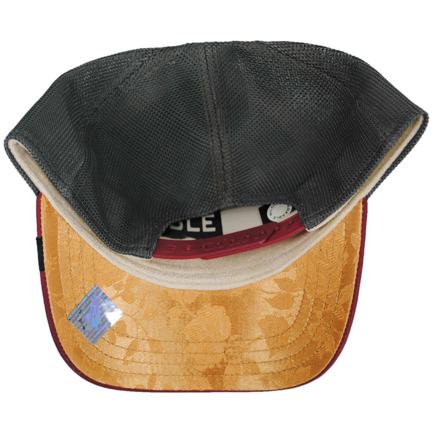 Goorin Bros | Costa Rica Thrush Jacquard Mesh Trucker Snapback Baseball Cap | 200760 | under | AMBER