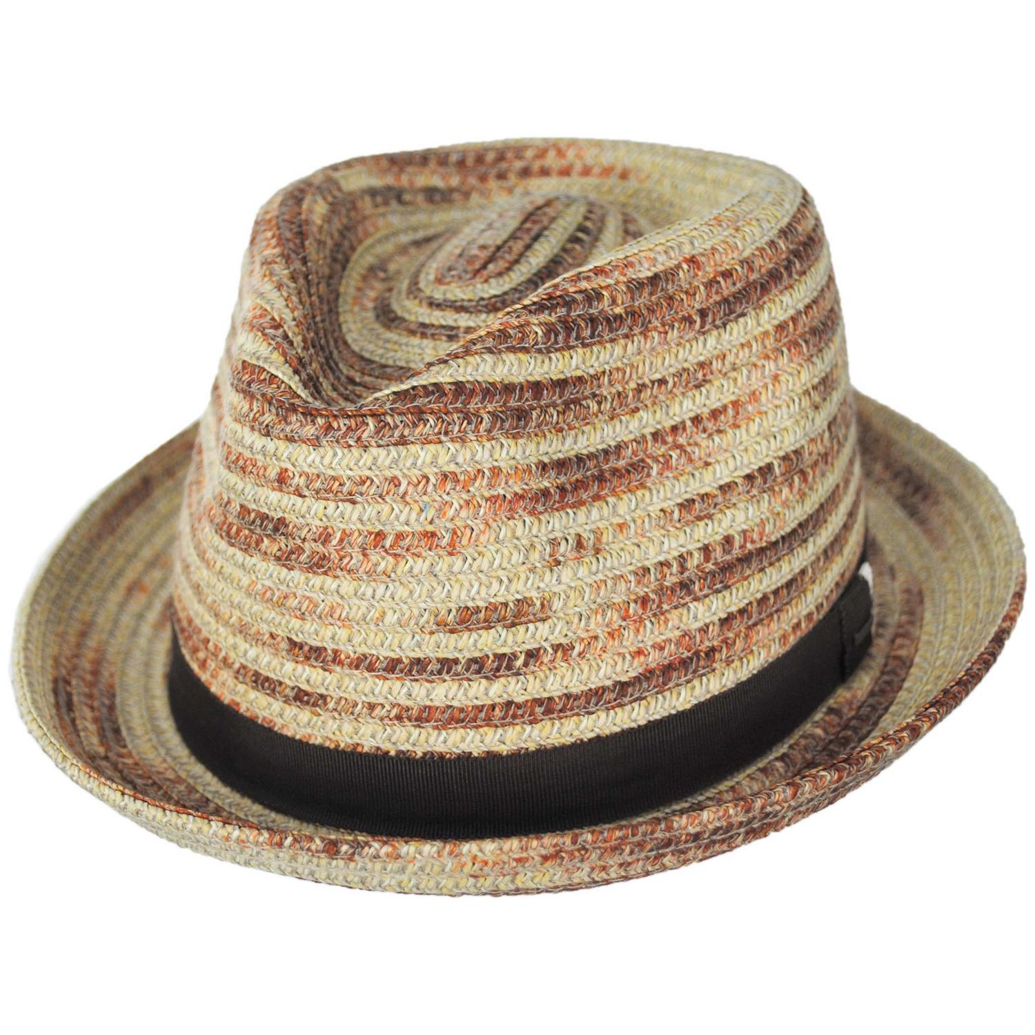 Bailey 1922 | Riggs Toyo Straw Trilby Fedora Hat | 127943 | lead | BROWN
