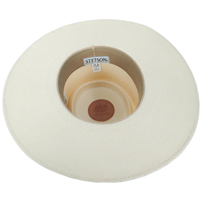 Stetson | Oasis Shantung Straw Gambler Hat | 127065 | under | NATURAL