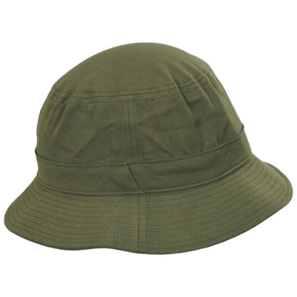 BRIXTON HATS | Beta Cotton Packable Bucket Hat - Standard Colors | 185525 | profile | MILITARY OLIVE