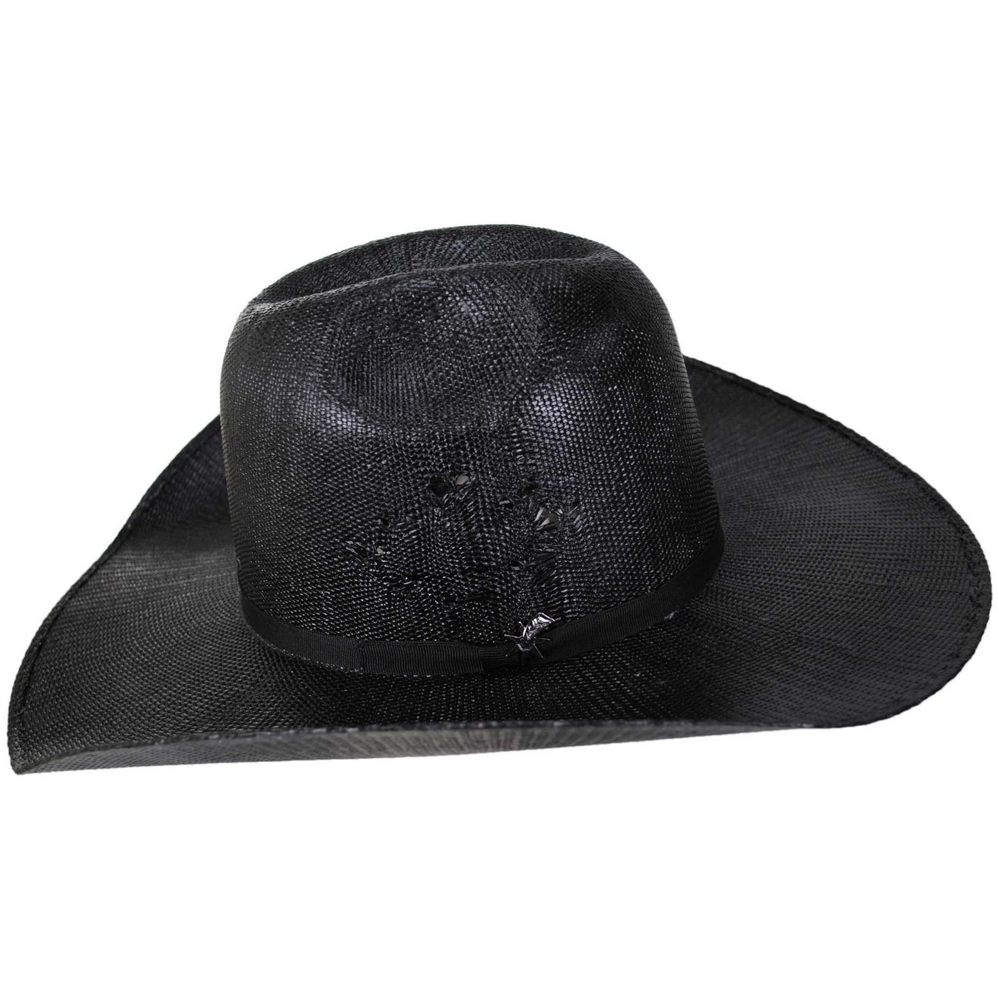 Bailey Western | Greybull Bangora Straw Western Hat | 127949 | profile | BLACK