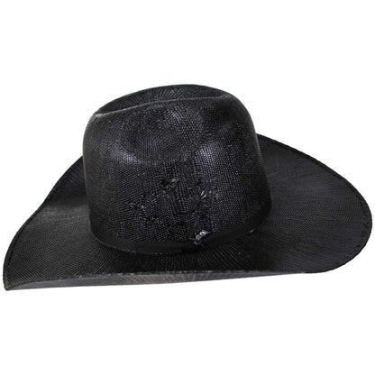 Bailey Western | Greybull Bangora Straw Western Hat | 127949 | profile | BLACK