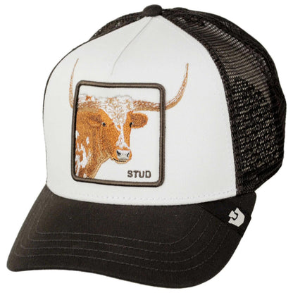 Goorin Bros | Over the Line Longhorn Mesh Trucker Snapback Baseball Cap | 200857 | lead | DUST
