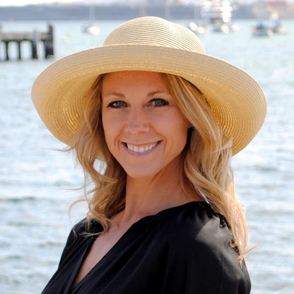 sur la tete | Traveler Toyo Straw Breton Sun Hat | 104200 | lsfone | NATURAL