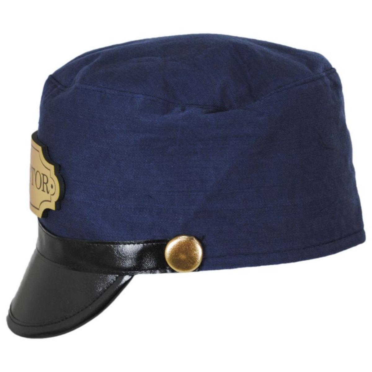 Elope | Train Conductor Hat | 190446 | profile | NAVY BLUE