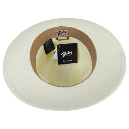Bailey 1922 | Rothney Raindura Straw Fedora Hat | 127873 | under | IVORY
