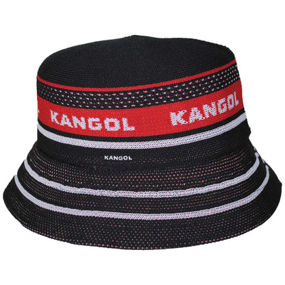 Kangol | Tropic Game Stripe Lahinch Bucket Hat | 185846 | profile | BLACK