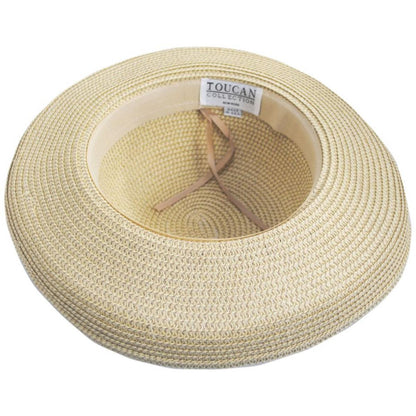 Toucan Collection | Toyo Straw Backbow Packable Roller - Made to Order | 104853 | under | NATURAL/BLACK