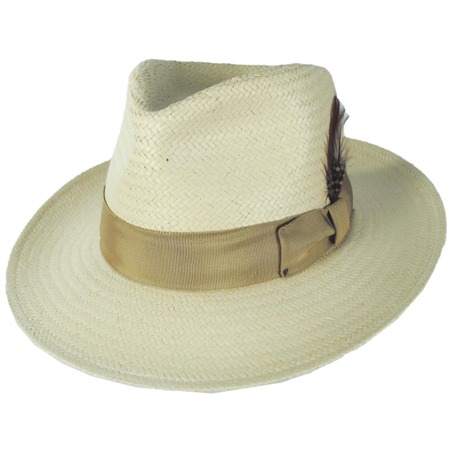 Bailey 1922 | Fedora Sun Raindura Straw Fedora Hat | 127940 | lead | TAN