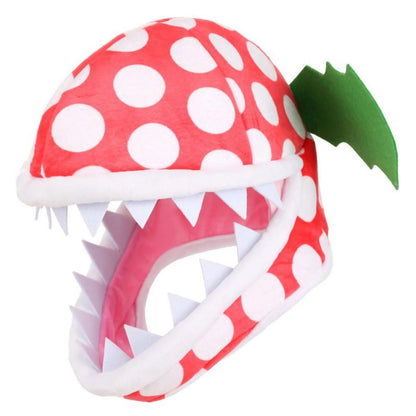 Elope | Piranha Plant Jawesome Hat | 190493 | lead | RED/WHITE