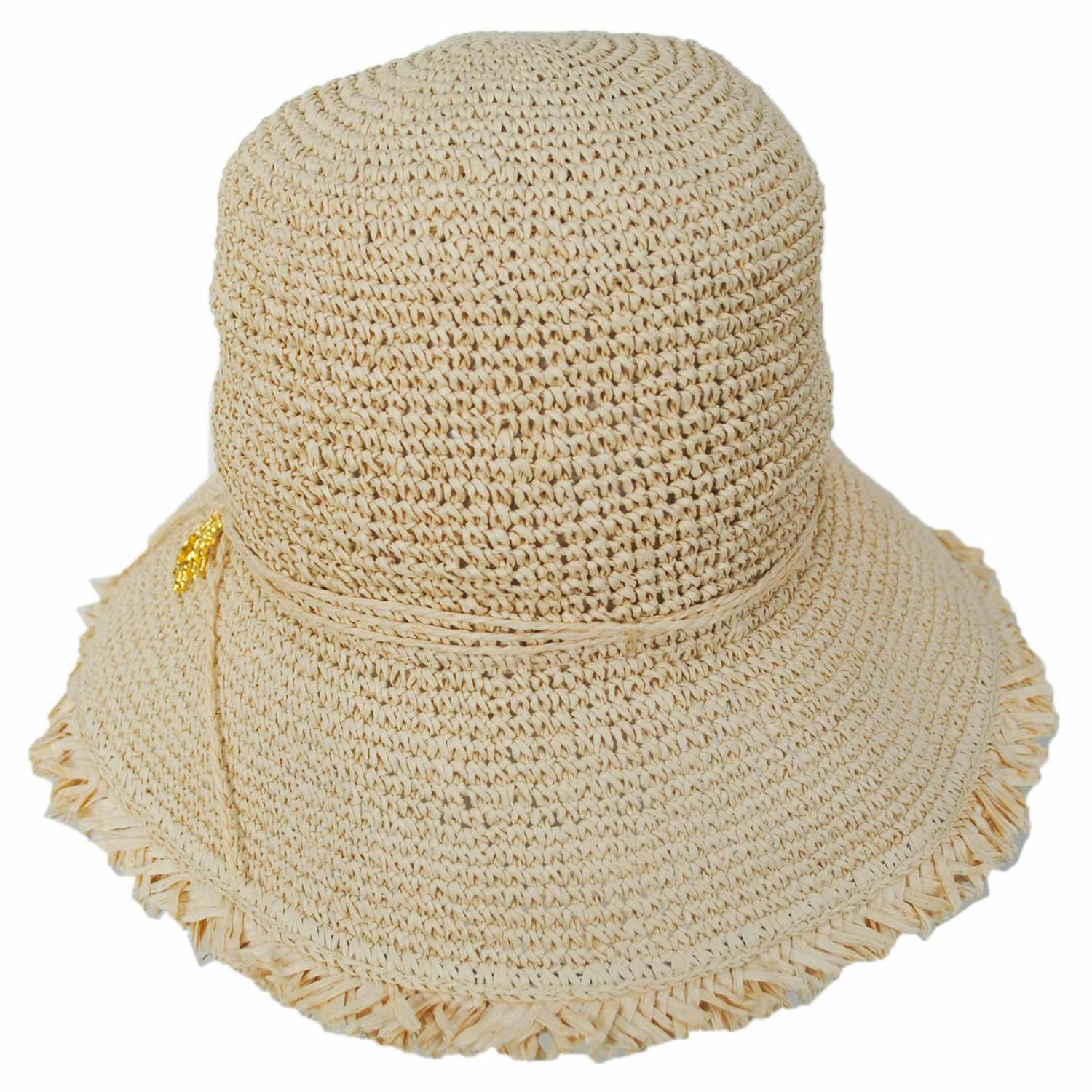 Physician Endorsed | Arianna Toyo Straw Sun Hat | 102643 | front | NATURAL