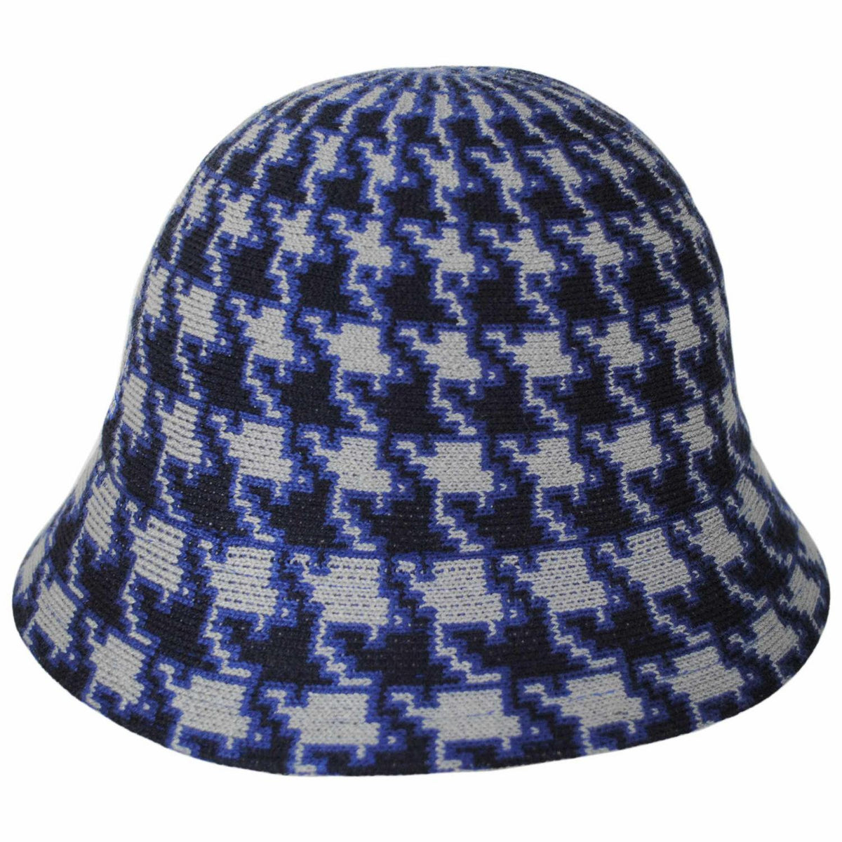 Kangol | Houndstooth Casual Bucket Hat | 185850 | profile | BLUE