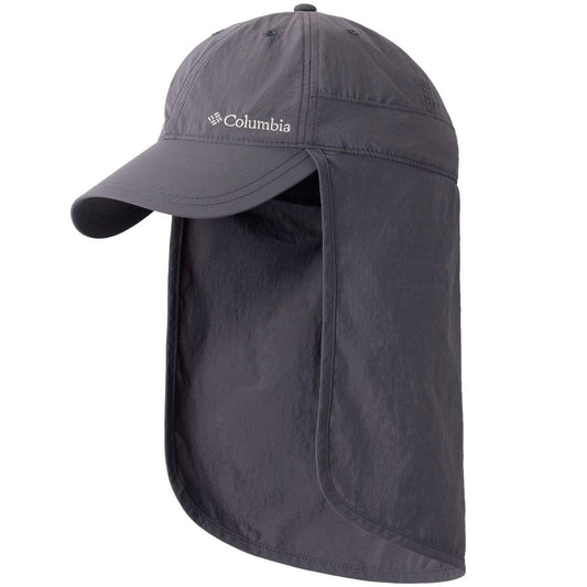 Columbia Sportswear | Schooner Bank Cachalot Neckflap Baseball Cap | 400108 | lead | SHARK