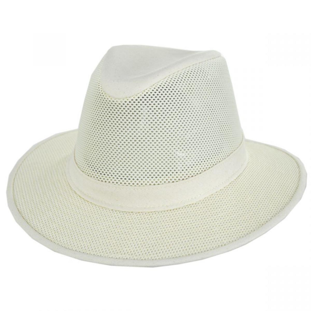 Henschel | Safari Mesh Packable Hat | 140352 | lead | NATURAL