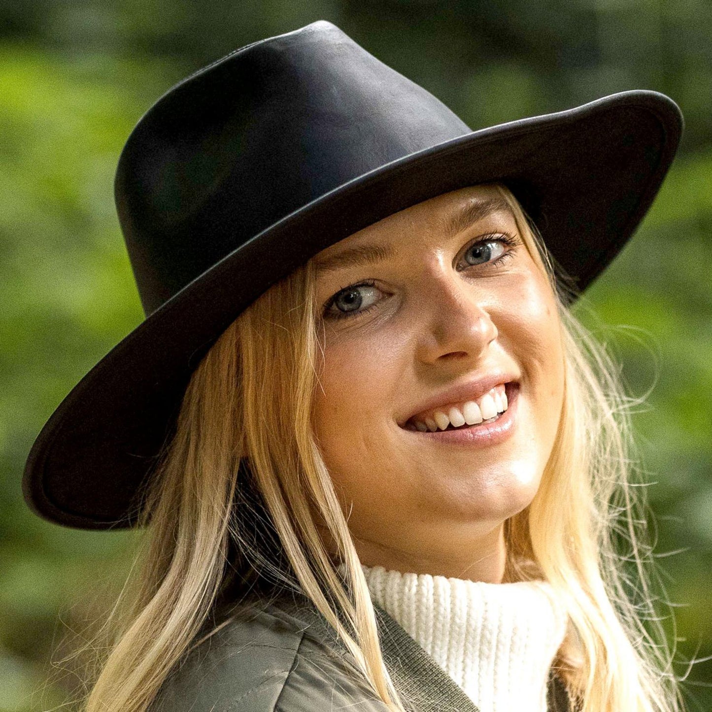 Jaxon Hats | Buffalo Leather Western Hat | 147201 | lsfone | BLACK