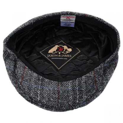 Jaxon & James | Loch Alsh Harris Tweed Wool Ivy Cap | 170009 | under | GREY MIX