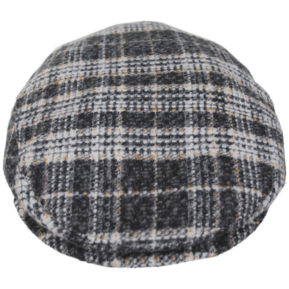 Bailey 1922 | Axel Plaid Earflap Ivy Cap | 167238 | front | BLACK PLAID