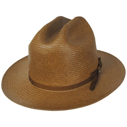 Stetson | Open Road Shantung Straw Western Hat | 127000 | lead | COGNAC