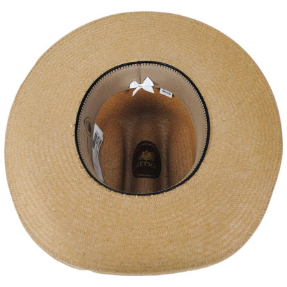 Stetson | Ashby Shantung Straw Western Hat | 127063 | under | TAN