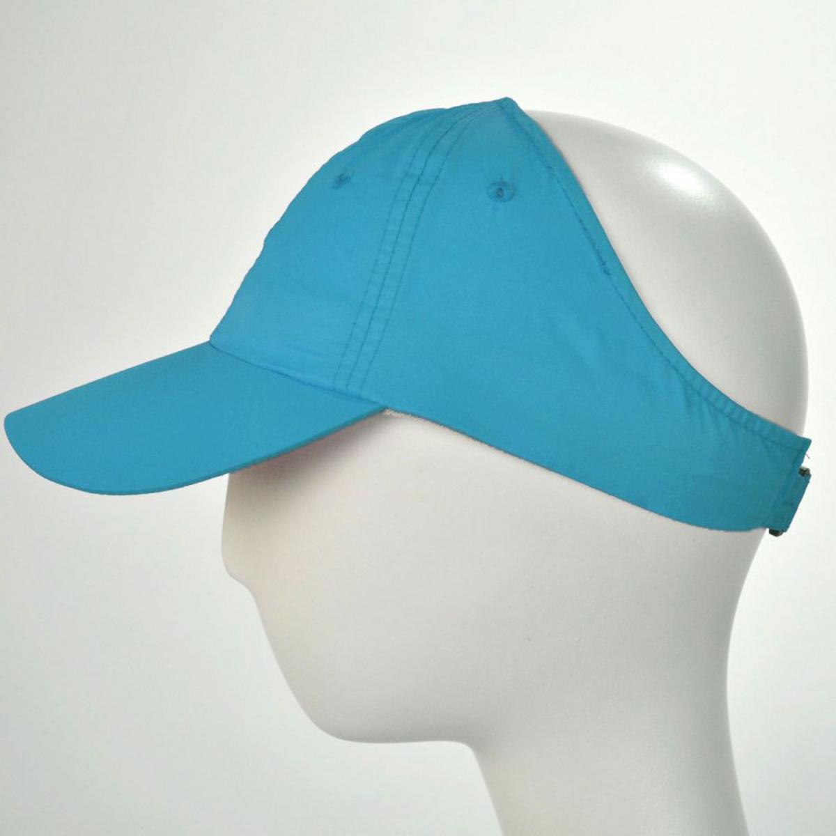 Chic Play | Genie Open Back Ponytail Baseball Cap | 401405 | front | AQUA