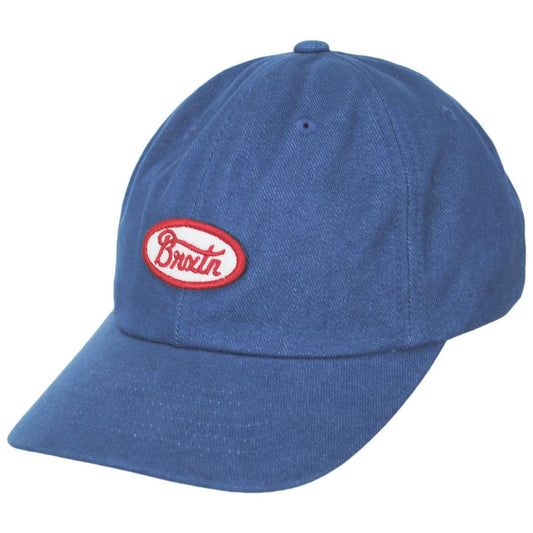 BRIXTON HATS | Parsons Denim LP Strapback Baseball Cap Dad Hat | 201844 | lead | DENIM