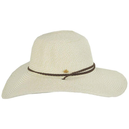 Cappelli | Merryl Toyo Braid Swinger with Chin Cord Sun Hat | 101263 | profile | NATURAL