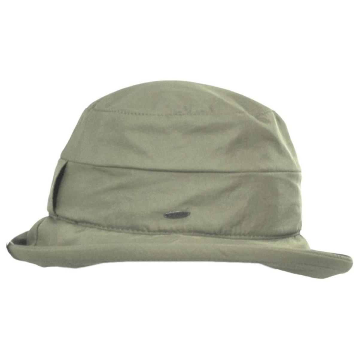 Scala | Hanover Cloche Rain Hat | 106408 | profile | KHAKI