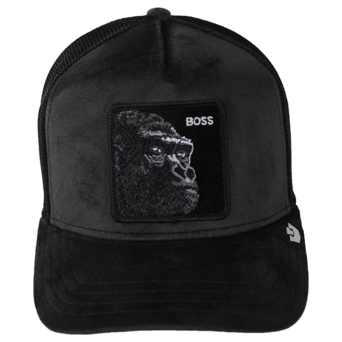 Goorin Bros | Velour Boss Mesh Trucker Snapback Baseball Cap | 200854 | front | VOID