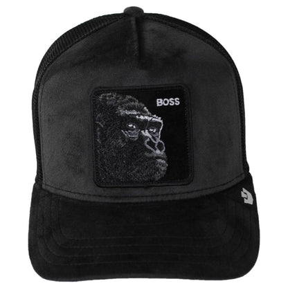Goorin Bros | Velour Boss Mesh Trucker Snapback Baseball Cap | 200854 | front | VOID