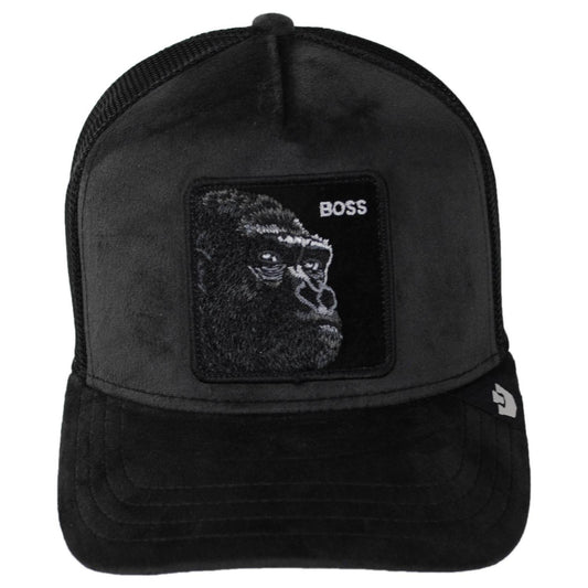 Goorin Bros | Velour Boss Mesh Trucker Snapback Baseball Cap | 200854 | front | VOID